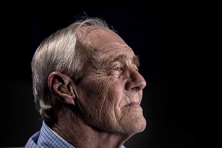 Anziano malato di Alzheimer